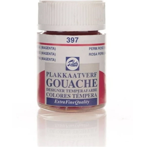 Talens Gouache Jar 16ml Guaj Boya Permanent Rose Magenta / 397