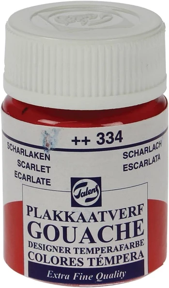 Talens Gouache Jar 16ml Guaj Boya Scarlet / 334 ürün görseli