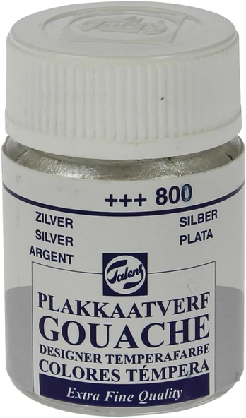 Talens Gouache Jar 16ml Guaj Boya Silver / 800