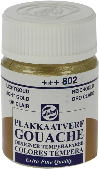 Talens Gouache Jar 16ml Guaj Boya Light Gold / 802