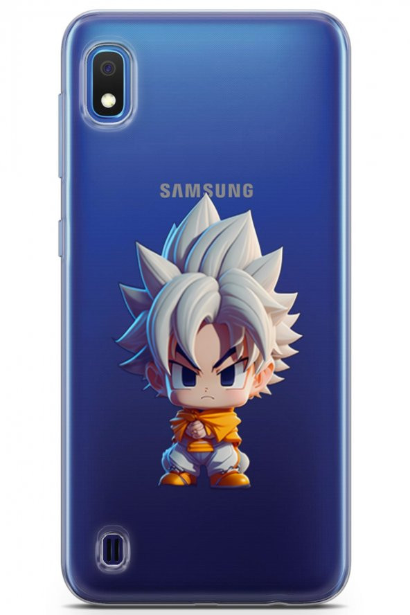 Samsung Galaxy A10 Kılıf Orijinal Seri Others 13 Goku Clear Case Kapak