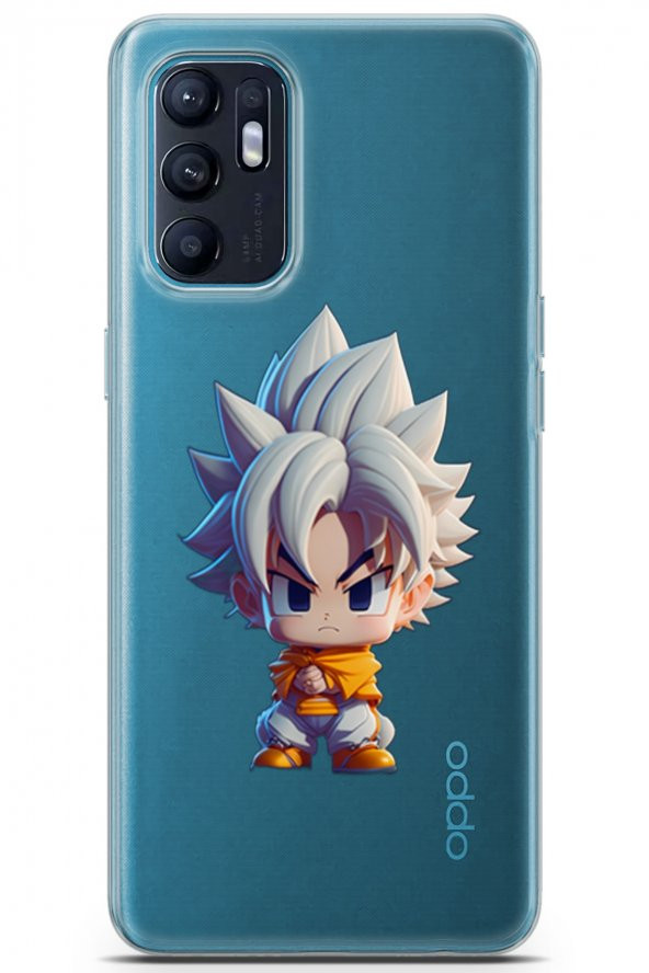 Oppo Reno 6 4G Kılıf Orijinal Seri Others 13 Goku Clear Case Kapak