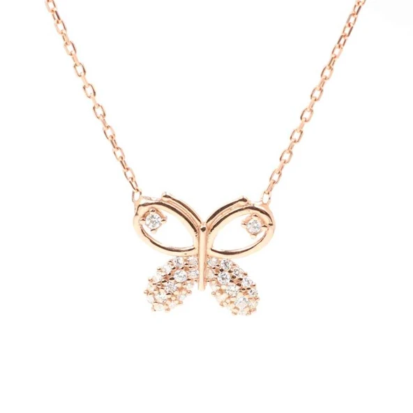 925 Ayar Gümüş İspanyol Kelebeği - Resim 2