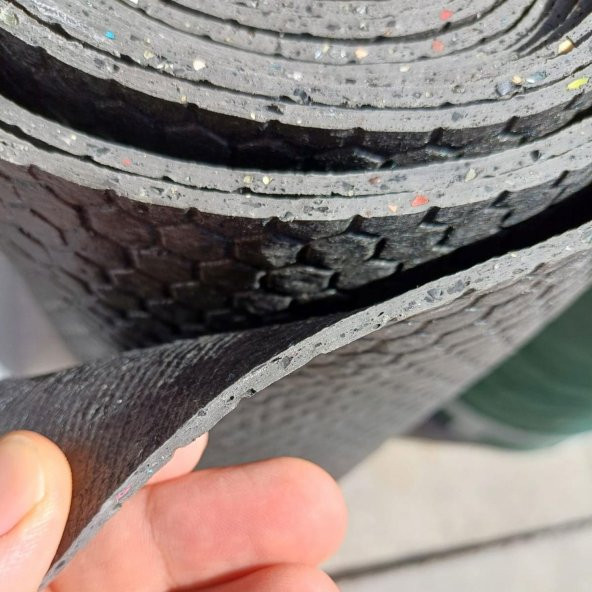 Siyah Elektrikçi Paspası İzole Halı Yalıtkan Paspas Elektrik Panosu Önü Serilen 3 mm 100 x 100 cm - 2
