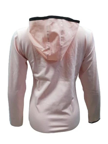 Adidas A0778 Kadın Dalgıç Kolu Şeritli Tam Fermuarlı Sweatshirt - Resim 4