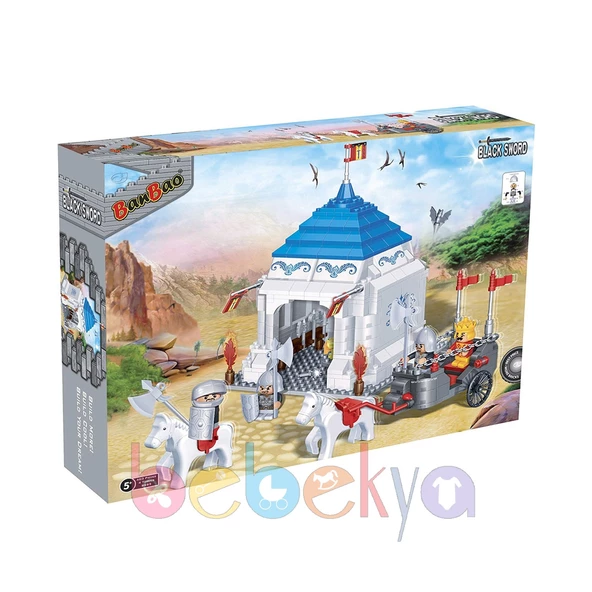 Orjinal Lego ile Uyumlu 460 Parçalı Şato Savaşcı Lego Seti BÜYÜK LEGO SETİ