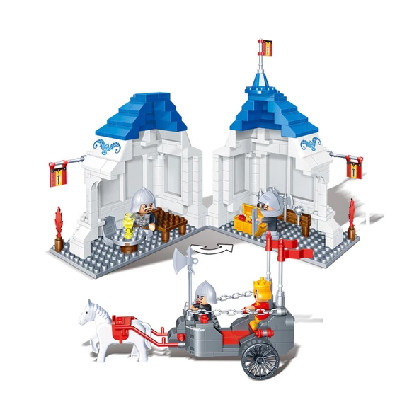 Orjinal Lego ile Uyumlu 460 Parçalı Şato Savaşcı Lego Seti BÜYÜK LEGO SETİ - 4