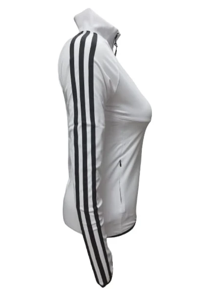 Adidas A0780 Kadın Dalgıç Şeritli Kapüşonlu Sweatshirt - 2