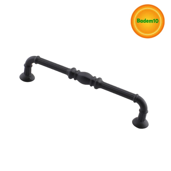Buket Mobilya Mutfak Dolabı Çekmece Dolap Kapak Kulpu Kulpları Kulbu Mat Siyah 128 Mm Metal Kulp - Resim 5