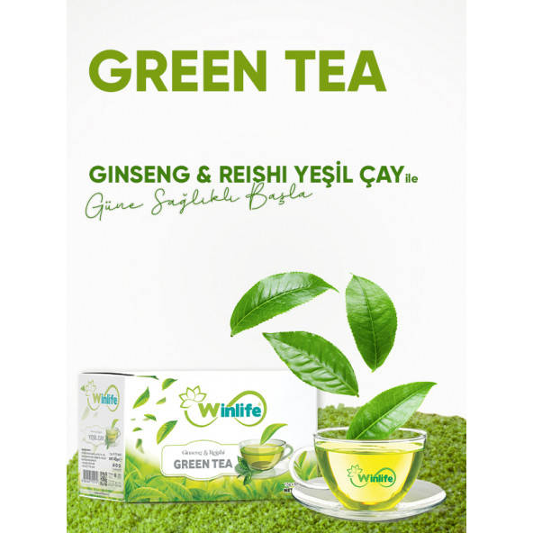 Winlife Ginseng & Reishi Yeşil Çay