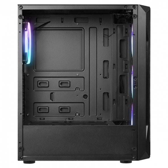 Everest 600W-Peak X-Racer TG RGB Fan Mid Tower - 3