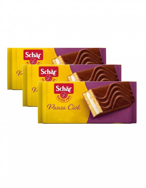 Schar Glutensiz Pausa Ciok Kakao Kaplamalı Kek 35g 3 Adet