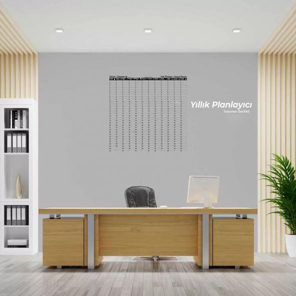 5 Adet Yıllık Planlayıcı 2023 Takvim – 100×100 Sihirli Kağıt Tahta - 2