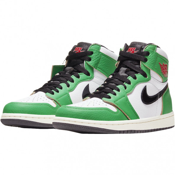 Nike Air Jordan 1 Retro High OG Lucky Green Sneakers - 2