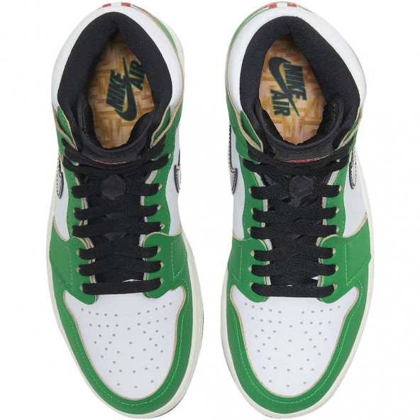 Nike Air Jordan 1 Retro High OG Lucky Green Sneakers - 3