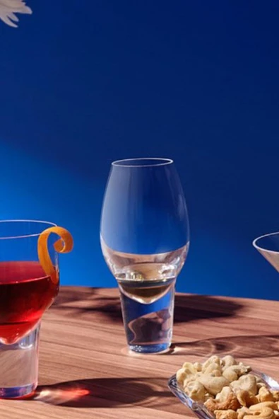 Paşabahçe Kristal Dolgu Ayaklı Bardak 1 Adet 22055 ürün görseli 1