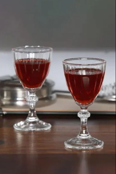 Paşabahçe Diamond Ayaklı Kahve Yanı, Likör Bardağı 6 Adet 49 cc 440113 ürün görseli 1