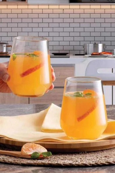 Paşabahçe 41536 Allegra Su Bardağı  6 Adet 425 cc - Resim 2