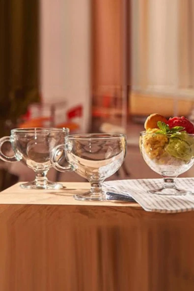 Paşabahçe Kulplu Bardak 4 Adet 55182 250cc ürün görseli 1