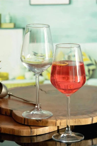 Paşabahçe 440080 Allegra 6 lı Kırmızı şarap kadehi 350 cc ürün görseli 1