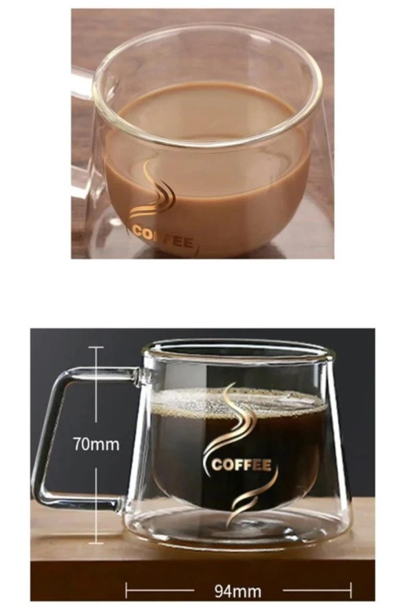 Çiftçiler Çift Cidarlı Kupa 250ml