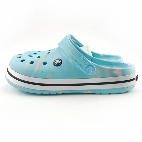 CROCS CROCBAND TURKUAZ BOYA DESENLİ