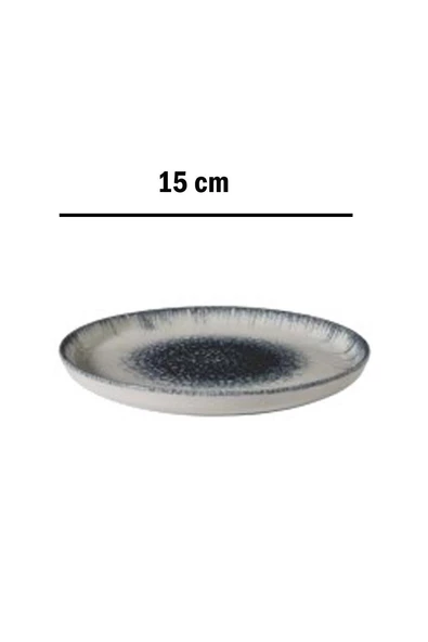 Güral Porselen Antares 15 Cm Bilbao Bone Düz Tabak 1 Adet - Resim 2