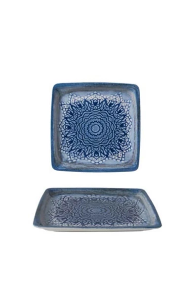 Güral Porselen 17X17 Cm Pera Bone Kare Tabak 1 Adet