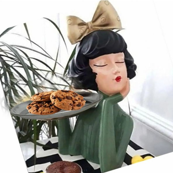 Tepsili kız Büyük Boy Sunumluk