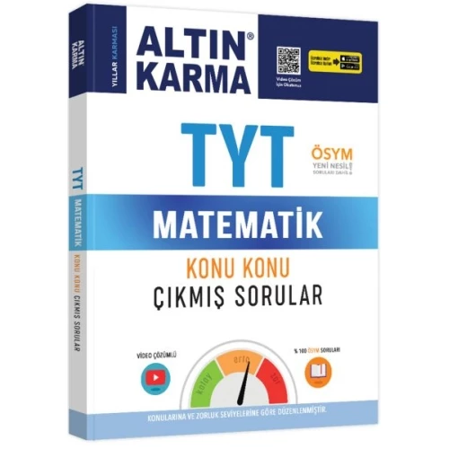 Altın Karma TYT Matematik Konu Konu Çıkmış Sorular (Yeni)