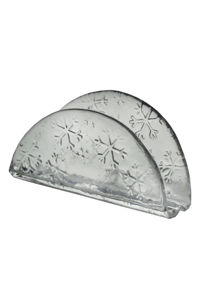 Paşabahçe Kristal El İmalatı Kar Tanesi Peçetelik 24325(Ürün Renksizdir) ürün görseli 1