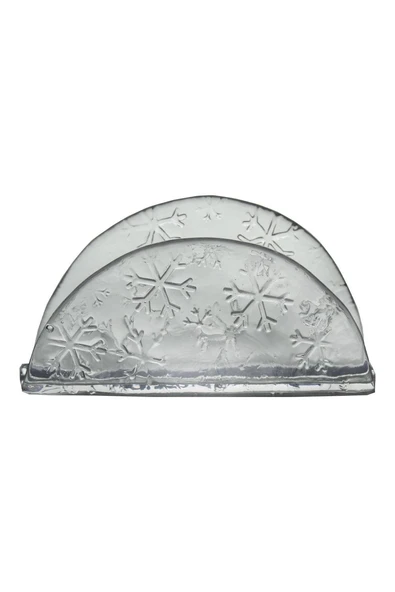 Paşabahçe Kristal El İmalatı Kar Tanesi Peçetelik 24325(Ürün Renksizdir) - Resim 2