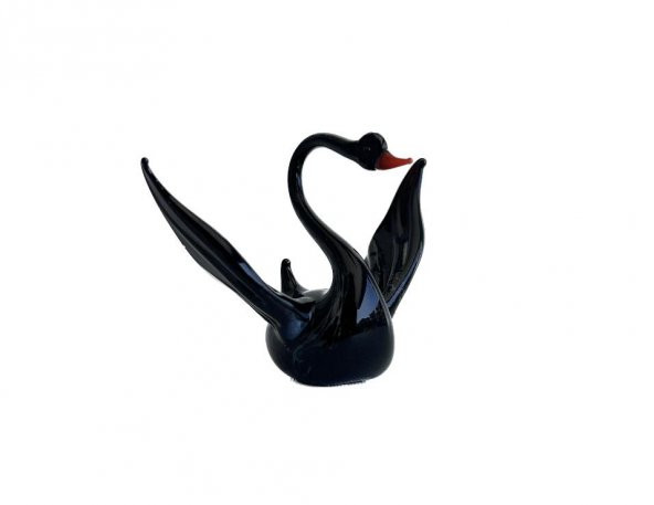 El Yapımı Murano Cam Kuğu Biblo A57 ürün görseli