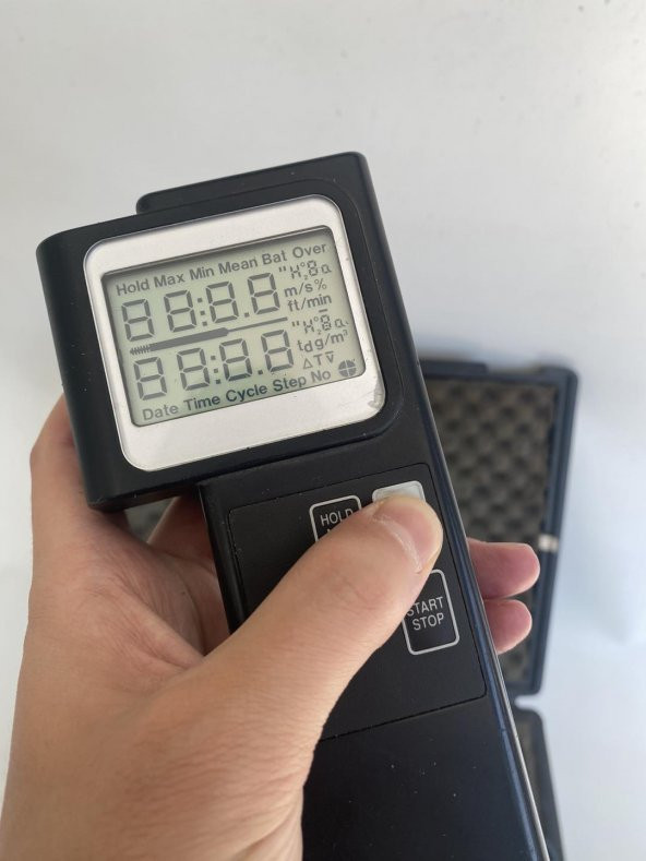 Testoterm Testo 490 Anemometre İklim Ölçüm Cihazı 2.El - 5