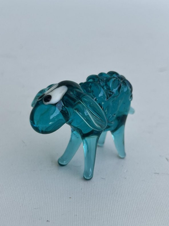 El Yapımı Murano Cam Koyun Biblo A67-02 - Resim 2