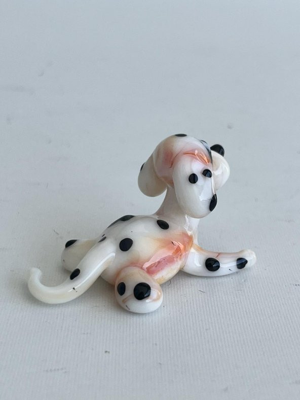 El Yapımı Murano Cam Köpek Biblo A68-01 - Resim 6