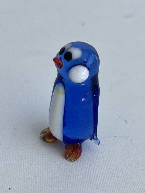 El Yapımı Murano Cam Penguen Biblo A68-02 - Resim 5