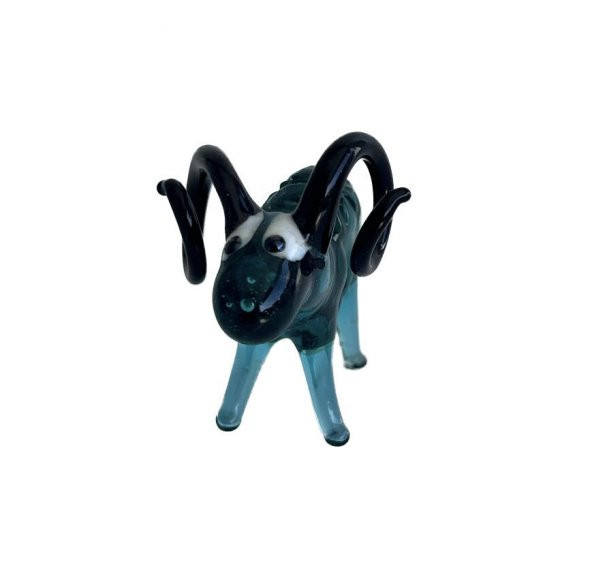 El Yapımı Murano Cam Koç Biblo A72-03 ürün görseli 1