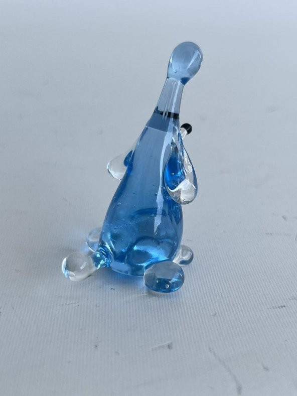 El Yapımı Murano Cam Köpek Biblo A74-03 - Resim 3