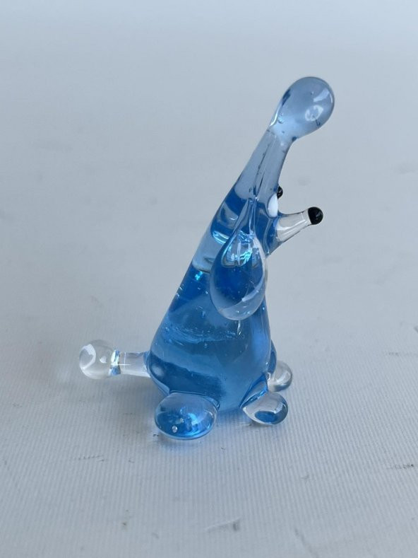 El Yapımı Murano Cam Köpek Biblo A74-03 - Resim 4