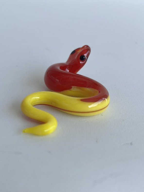 El Yapımı Murano Cam Yılan Biblo A78-02 - Resim 4