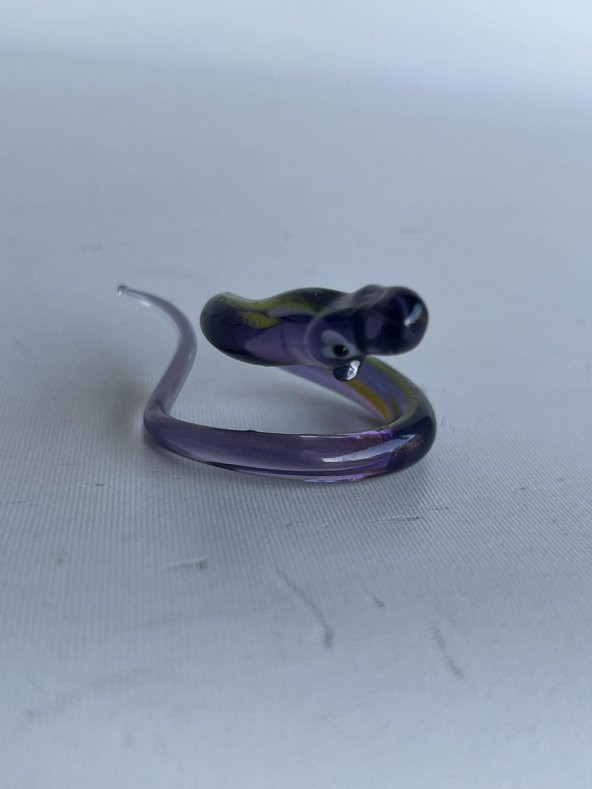 El Yapımı Murano Cam Yılan Biblo A86-02 - Resim 2