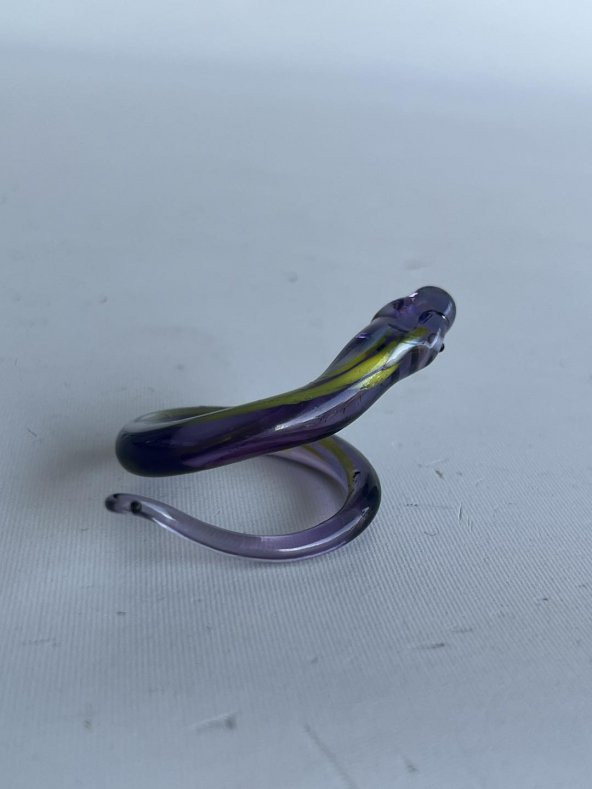 El Yapımı Murano Cam Yılan Biblo A86-02 - Resim 3