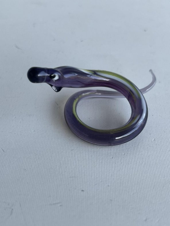 El Yapımı Murano Cam Yılan Biblo A86-02 - Resim 4