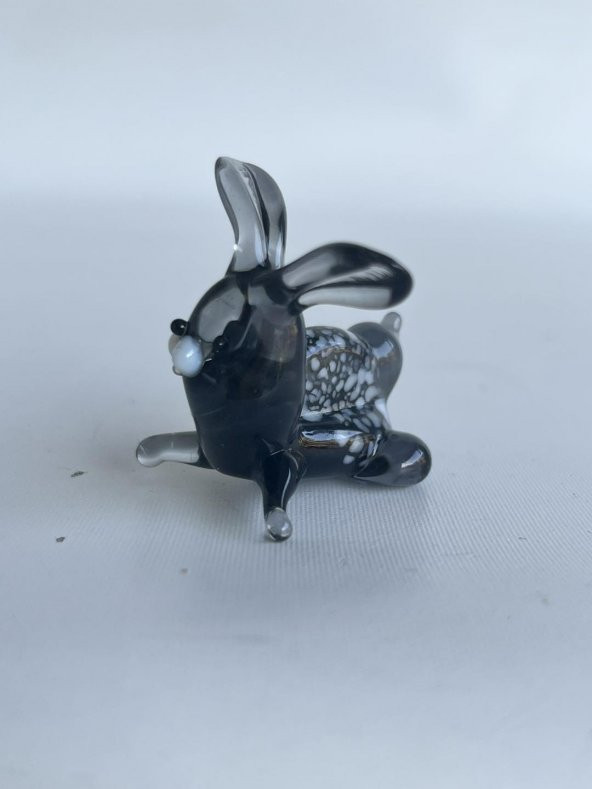 El Yapımı Murano Cam Tavşan Biblo A87 - Resim 2