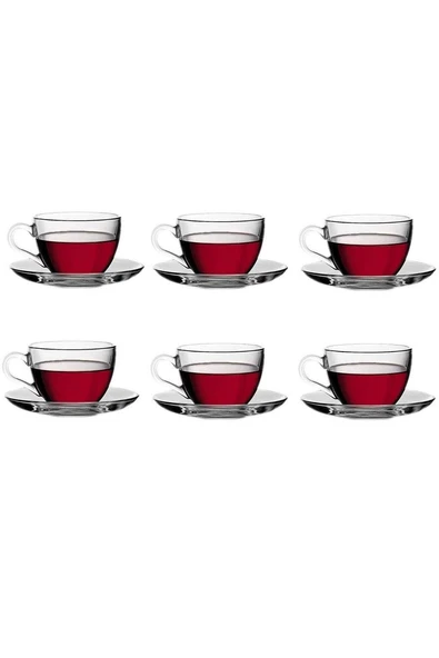 Paşabahçe Basic 6 Lı Çay Fincan Takımı 12 Parça 97948 ürün görseli 1