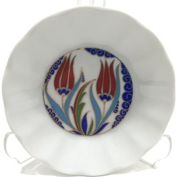 PORLAND PORSELEN 6'LI 127912 LALEHAN ÇAY TABAĞI - 4