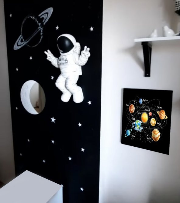 Astronot Uzay Dev Boy Polyester - 3