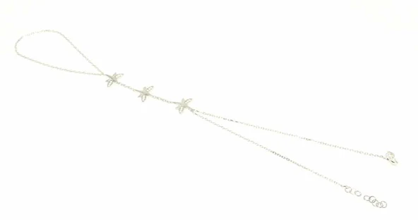 925 Ayar Gümüş 3 Parça Yusufçuk Modeli Şahmeran, Beyaz - Resim 2