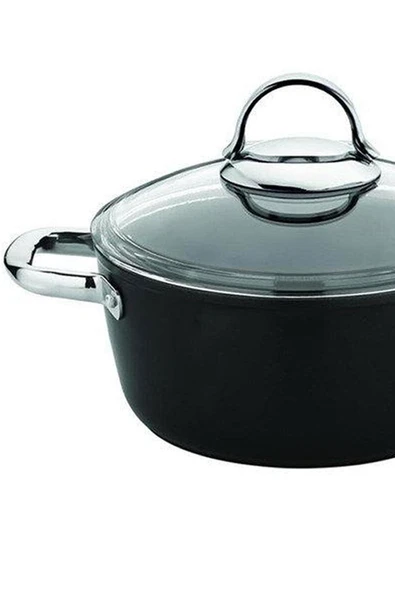 Saflon Titanium Kaplama Derin Tencere 28 Cm 7 Lt - Resim 2